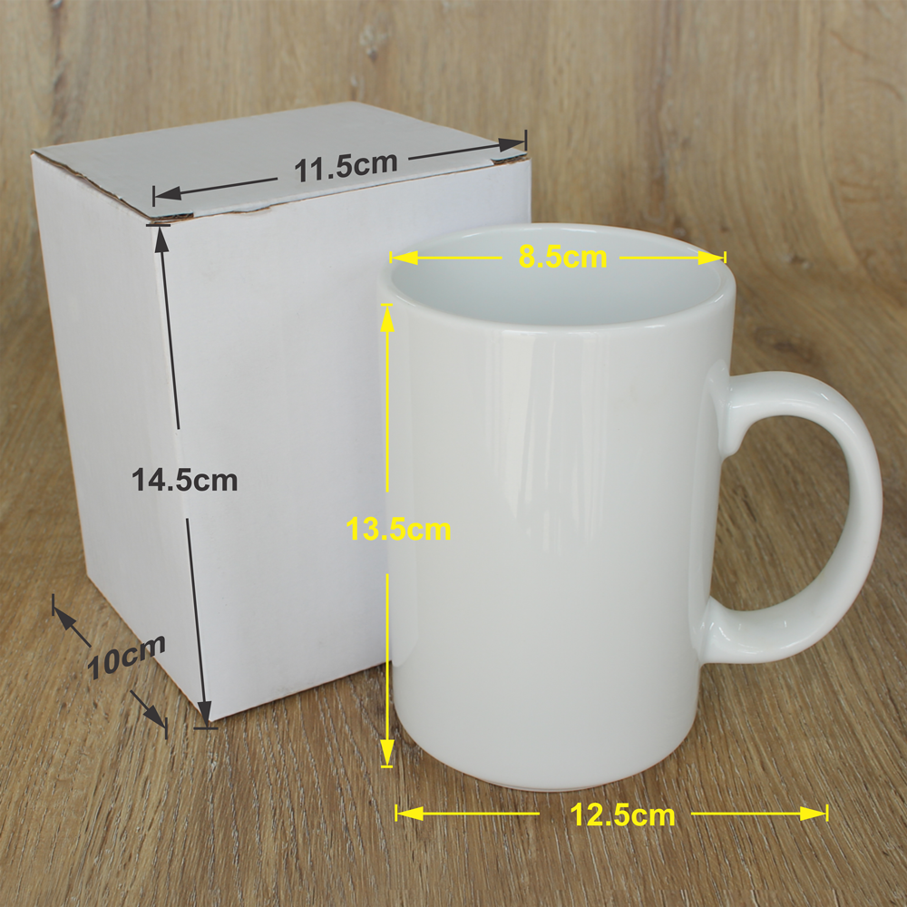 Round porcelain cup 520ml