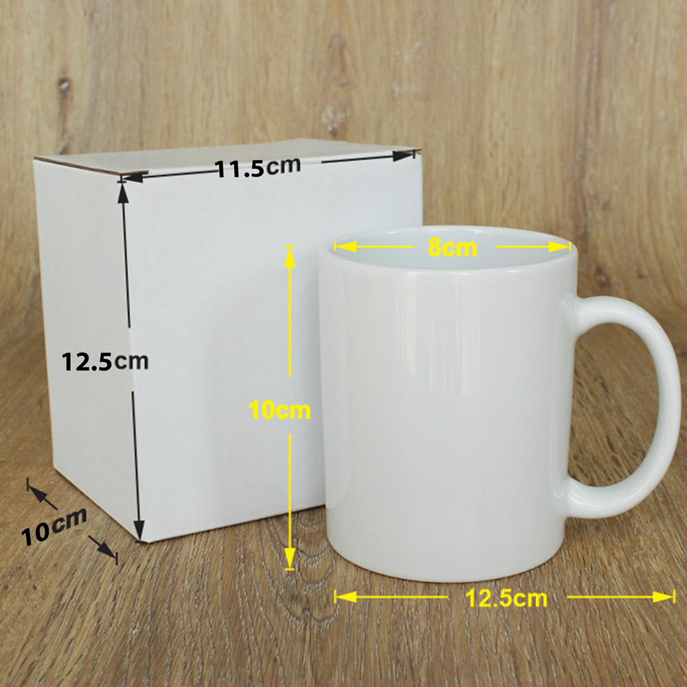 Round porcelain cup 360ml