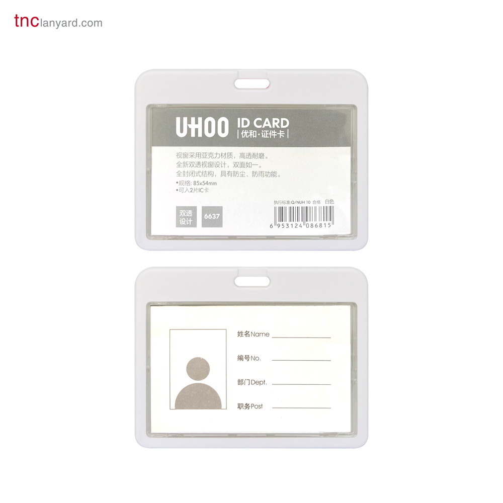 ID Card Holder UHOO 6637-White