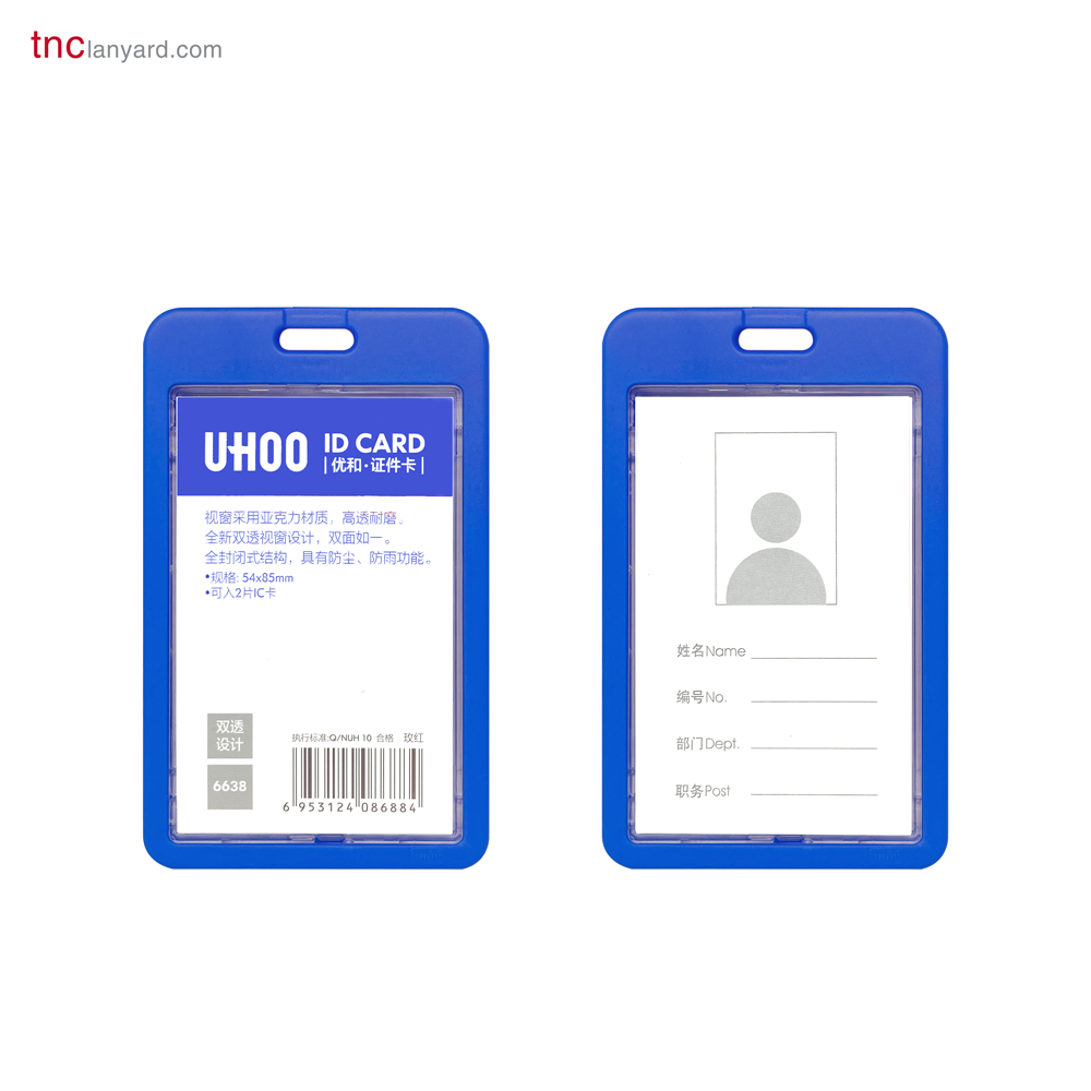 ID Card Holder UHOO 6638-Blue