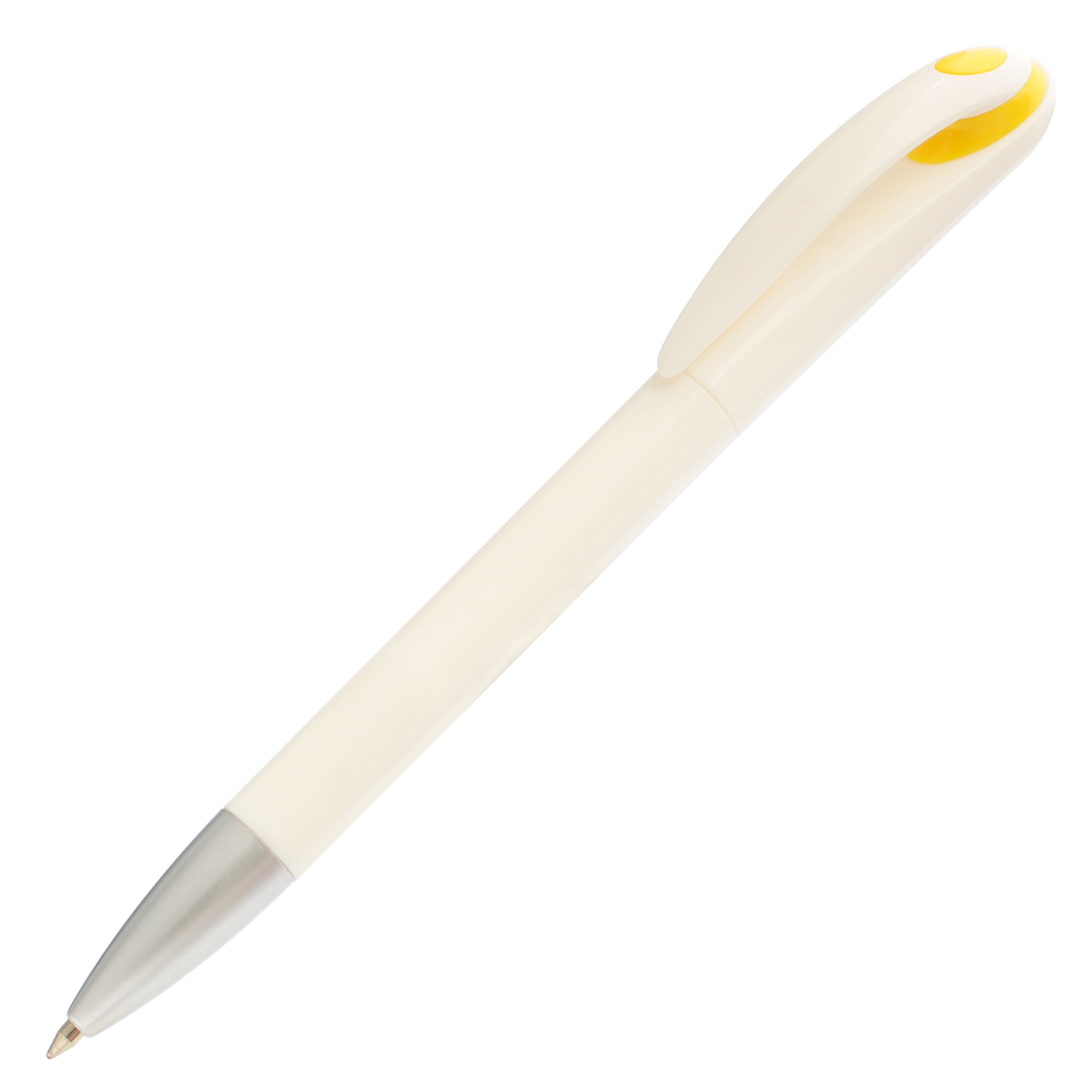 BP Ballpoint Pen AP-201-White-Yellow