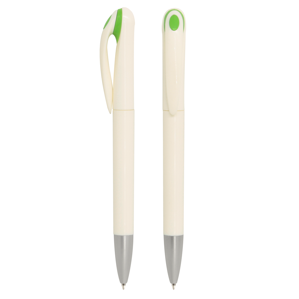 BP Ballpoint Pen AP-201-White-Green