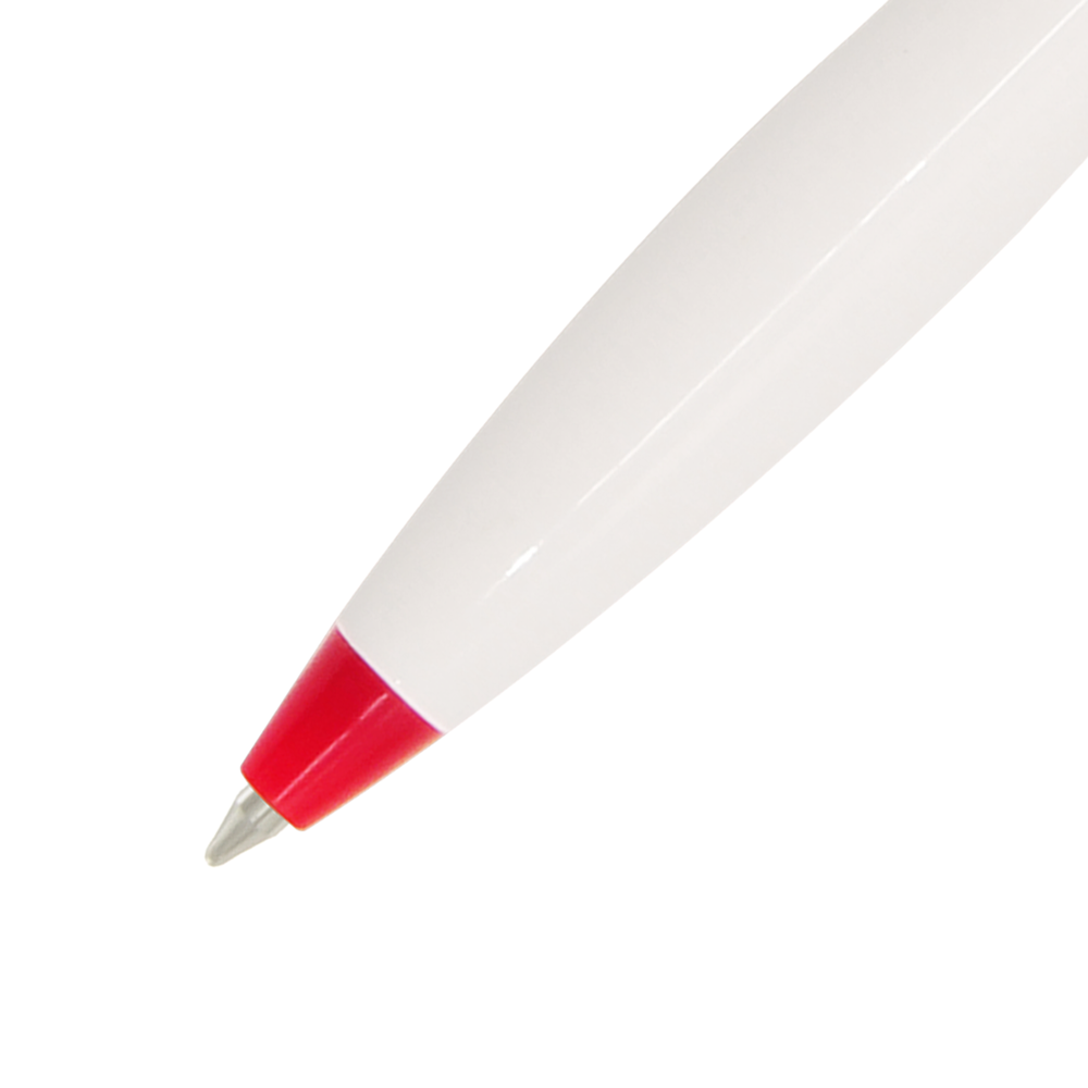 BP Ballpoint Pen AP-521-White-Red