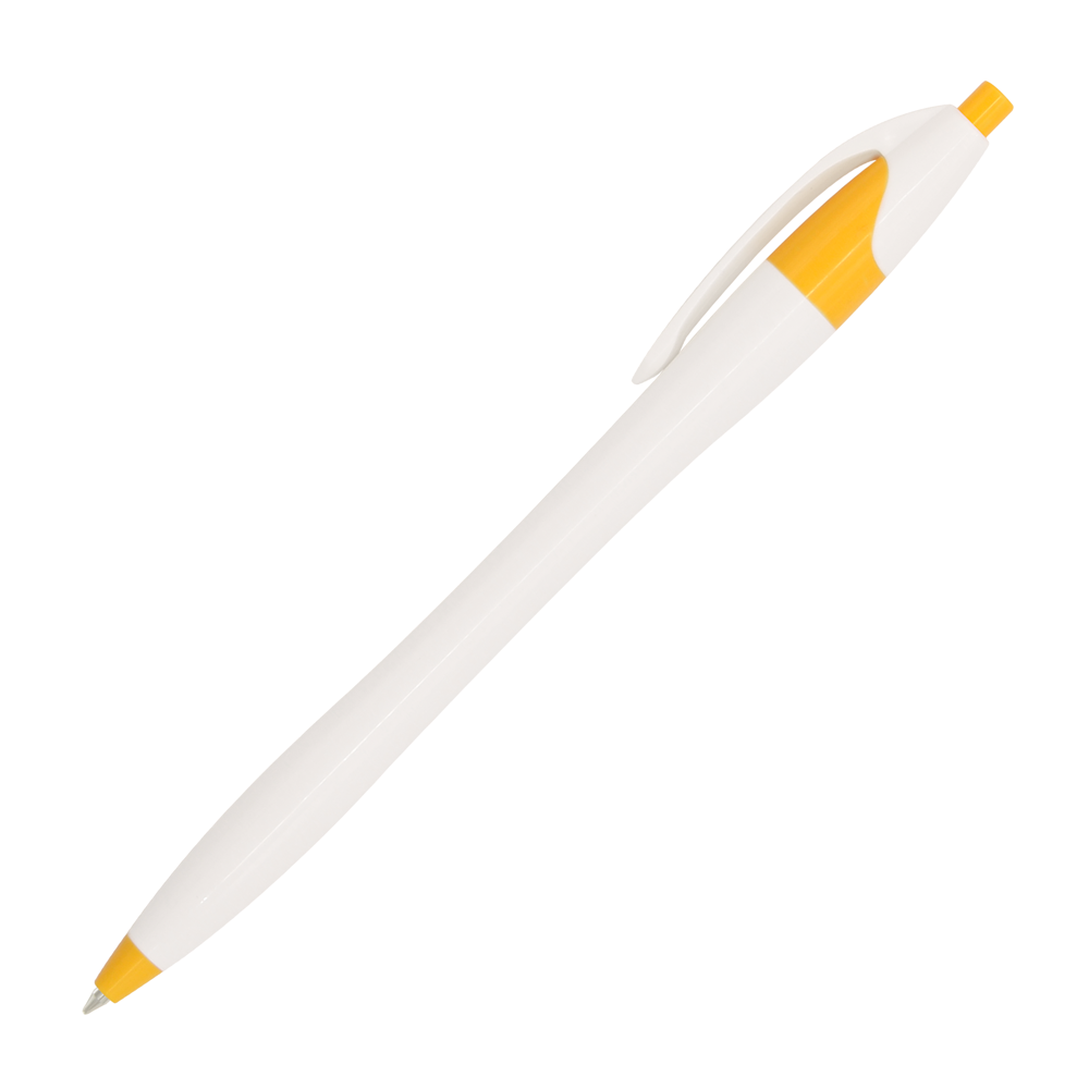 BP Ballpoint Pen AP-521-White-Yellow