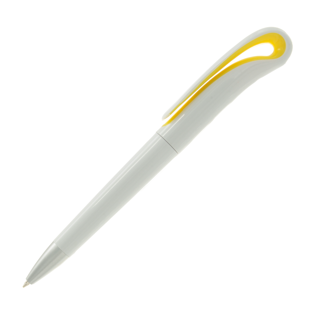 BP Ballpoint Pen AP-0754-White-Yellow