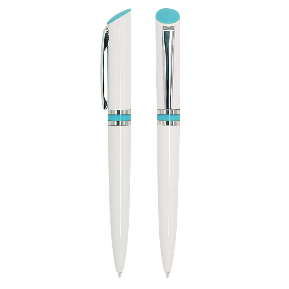 BP Ballpoint Pen BP-0914-White-Light blue