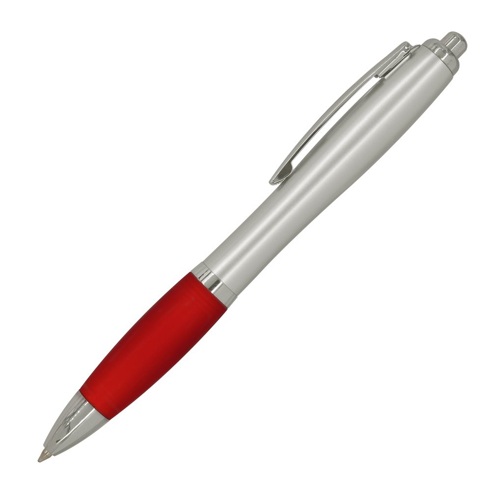 BP Ballpoint Pen BP-2173A-Silver-Red
