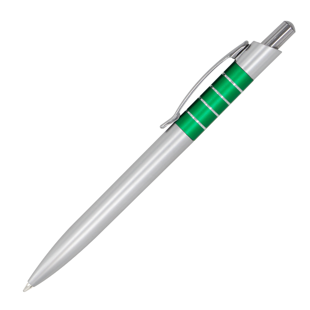 BP Ballpoint Pen BP-3810A-Silver-Green