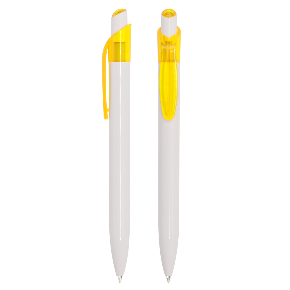 BP Ballpoint Pen AP-3947-White-Yellow