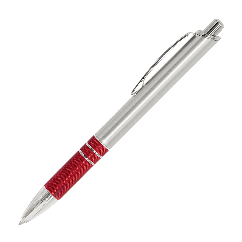 BP Ballpoint Pen BP-4114A-Silver-Red