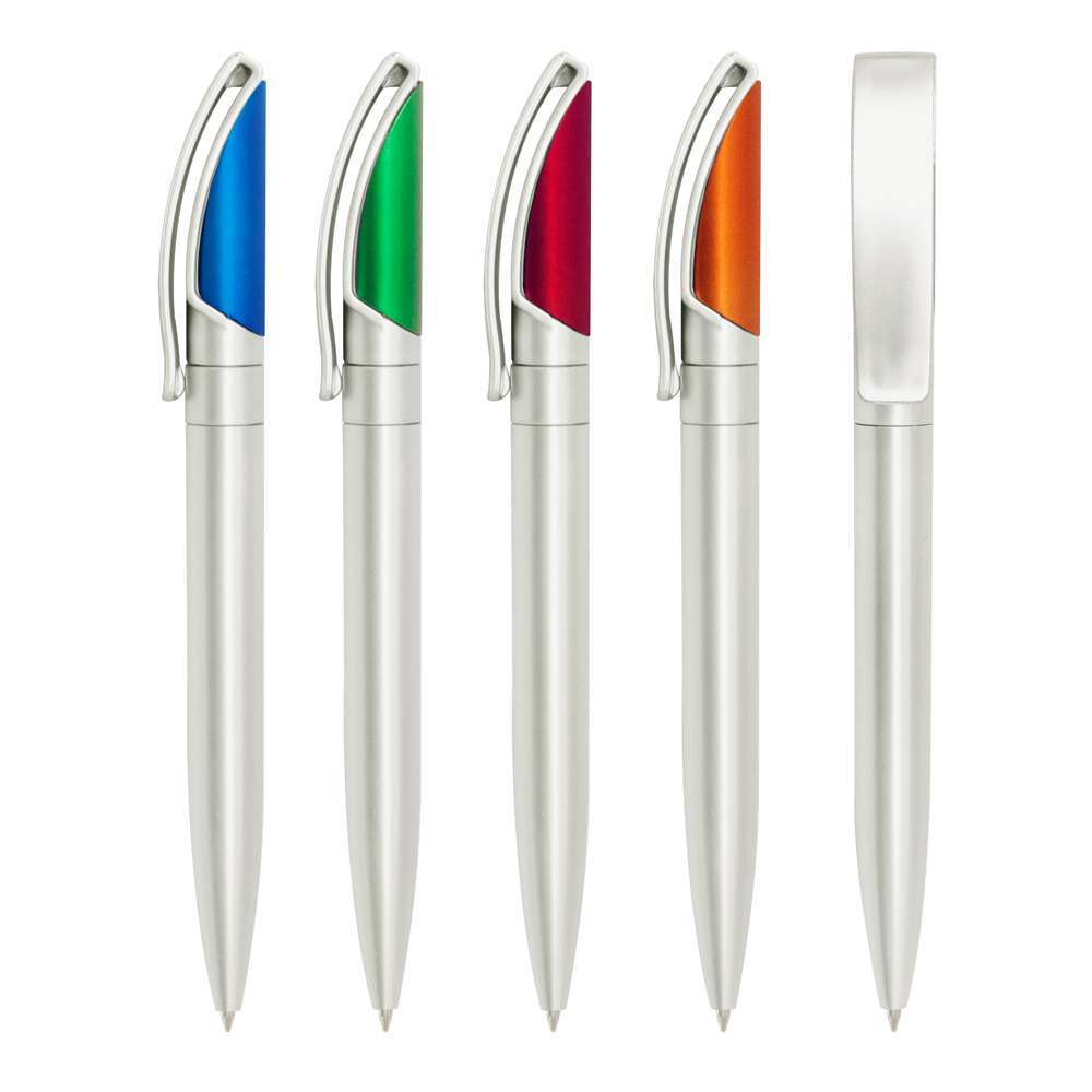 BP Ballpoint Pen BP-5202A-Silver-Orange