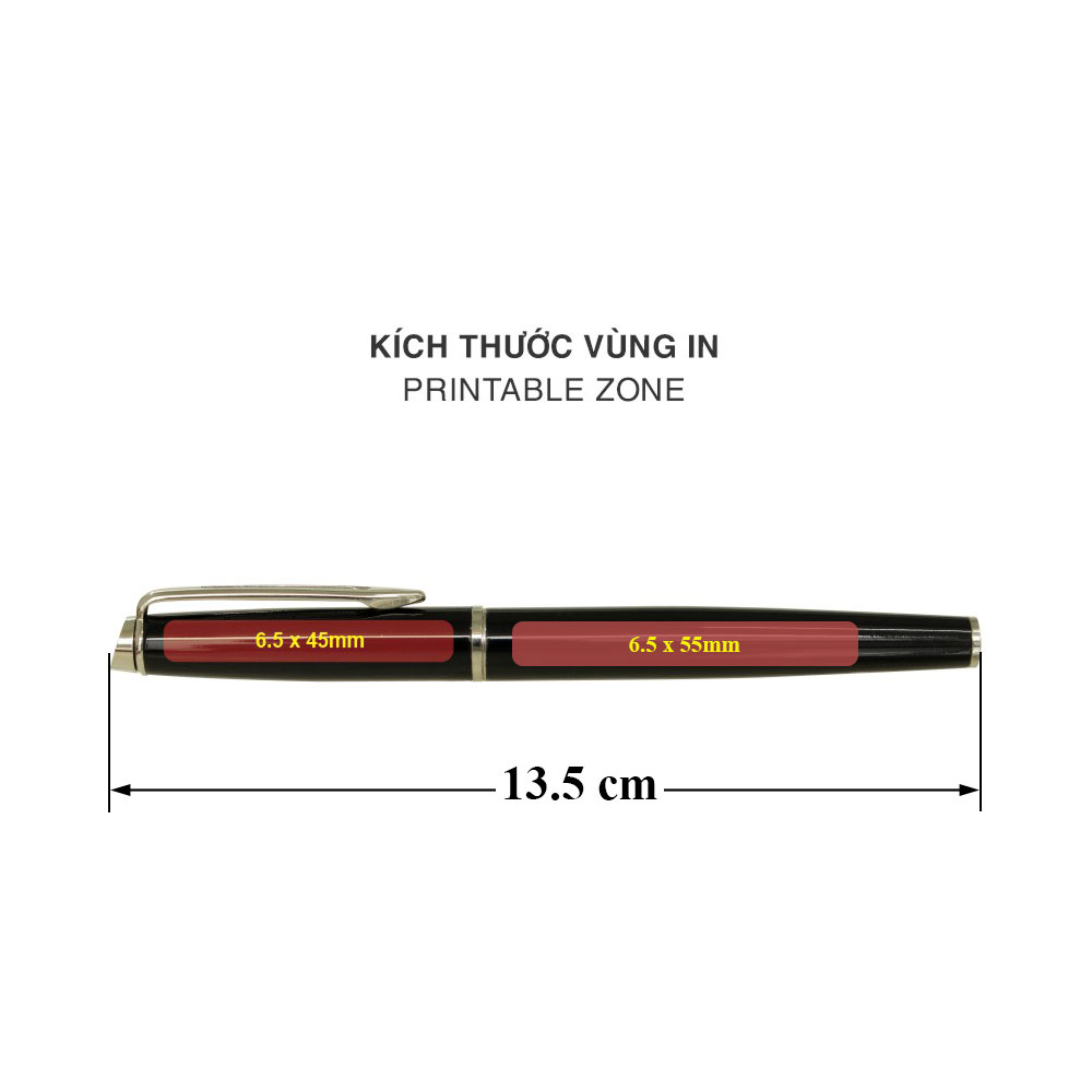 Bút bi kim loại RP-717BK-Đen