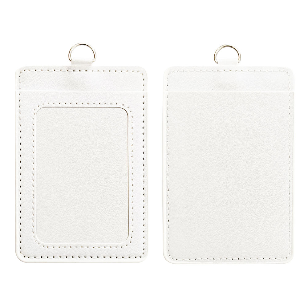 ID Card Holder PU-White