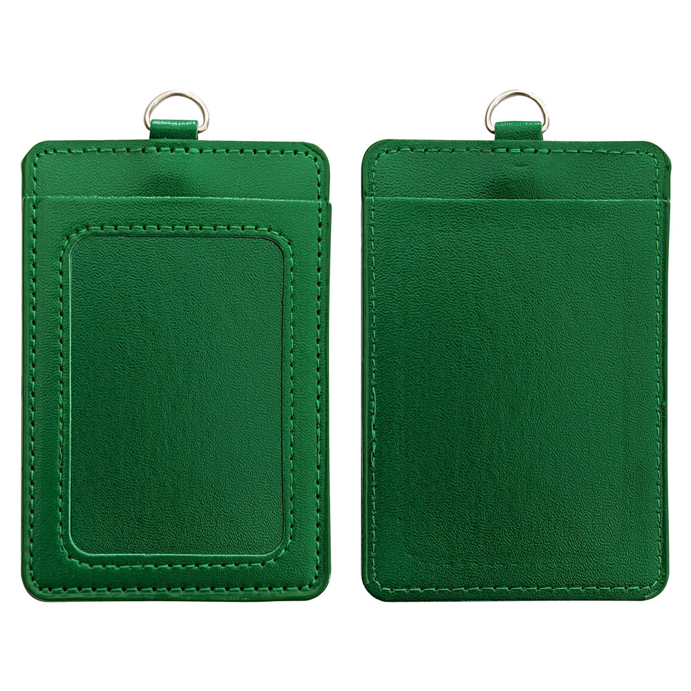 ID Card Holder PU-Green
