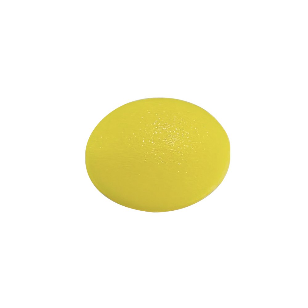 Plastic button beads increase and decrease the length of the round wire 1.0cm-Yellow