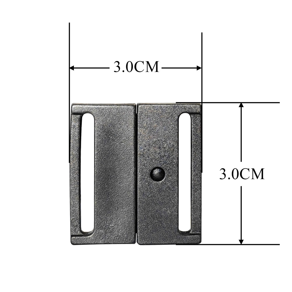 Safety lock 2.5cm-Black