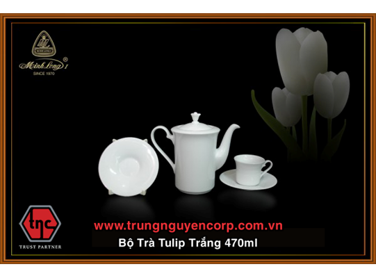 Bộ bình trà tulip 470ML