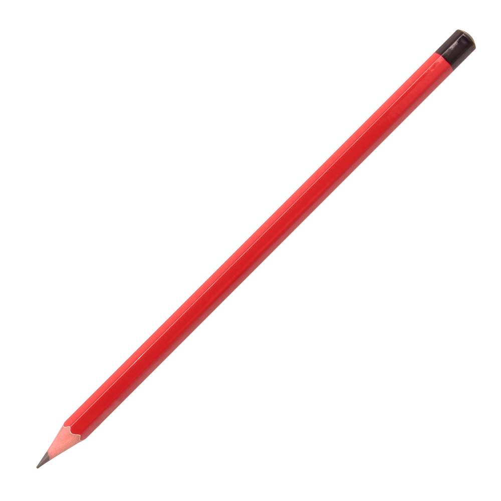 Bút chì đen lỏi 2B dạng lục giác 3678-2B-Đỏ