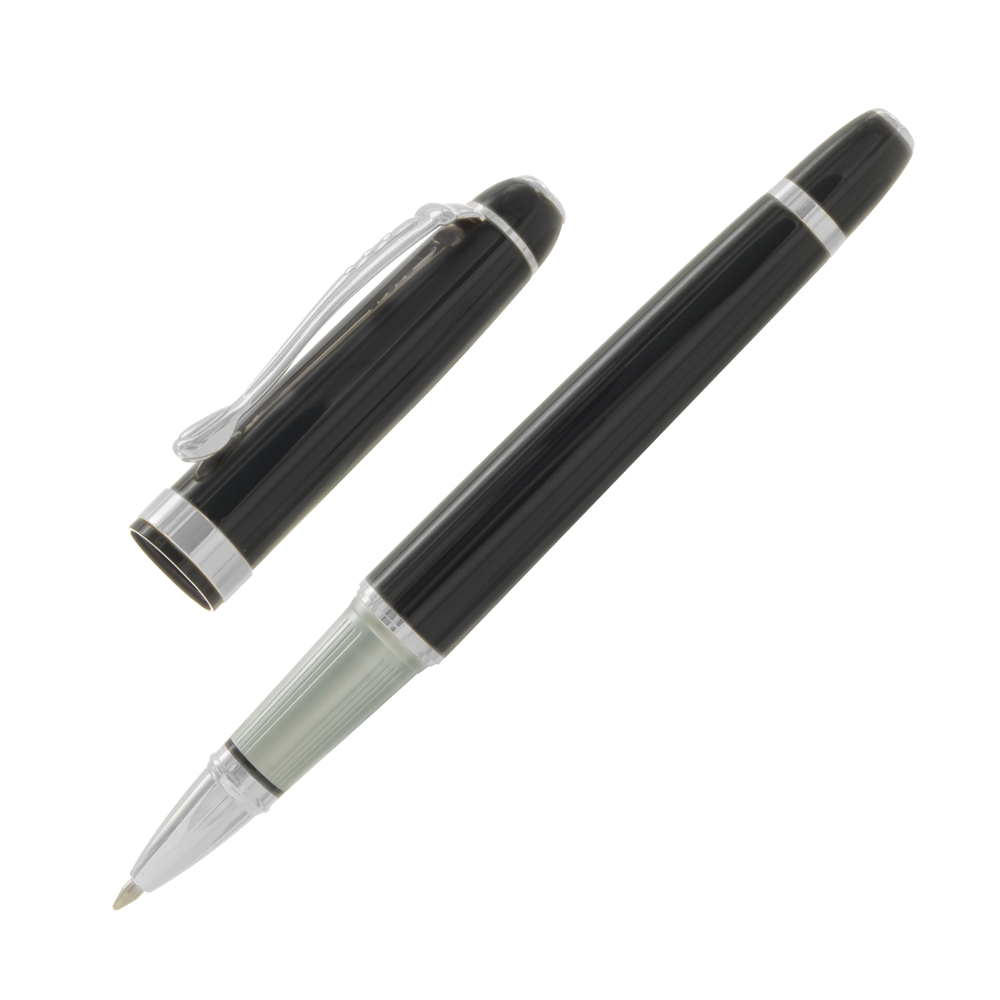 Bút bi kim loại RP-302BK-Đen phối bạc